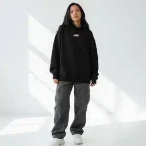 OG Nii - Ultra Heavy Hoodie with Puff - Slate Black