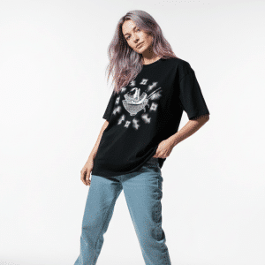 Snake Head - Ultra Luxury Tee (Oversized) - Slate Black