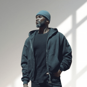 Cable Beanie - Petrol Blue