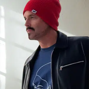 Cable Beanie - Steel Drum Red