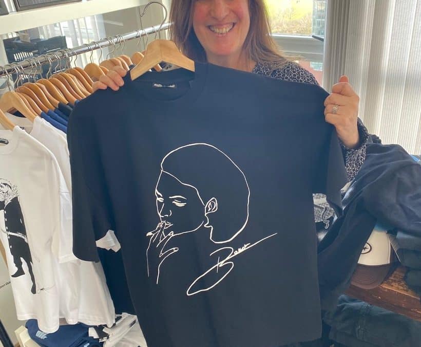 Rona Goodman Snags Exclusive Merch