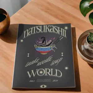 Natsukashii Snake Noodle Soup Journal Paperback