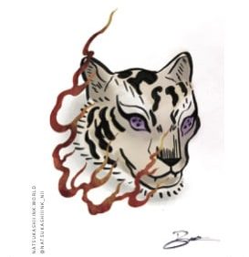 Fire Tiger - Art Card