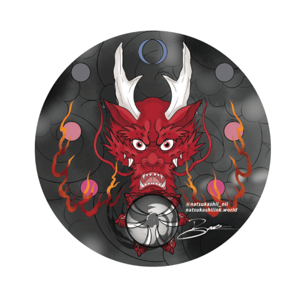 Red Dragon Sticker