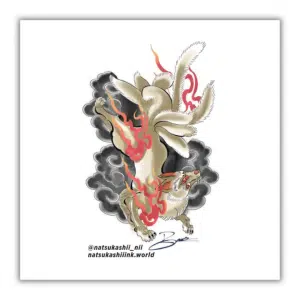 Nine-Tailed Fox Sticker: CONNECTION