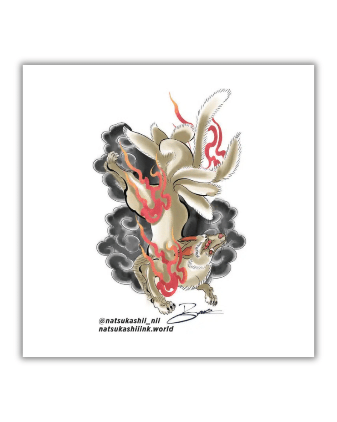 Nine-Tailed Fox Sticker: CONNECTION
