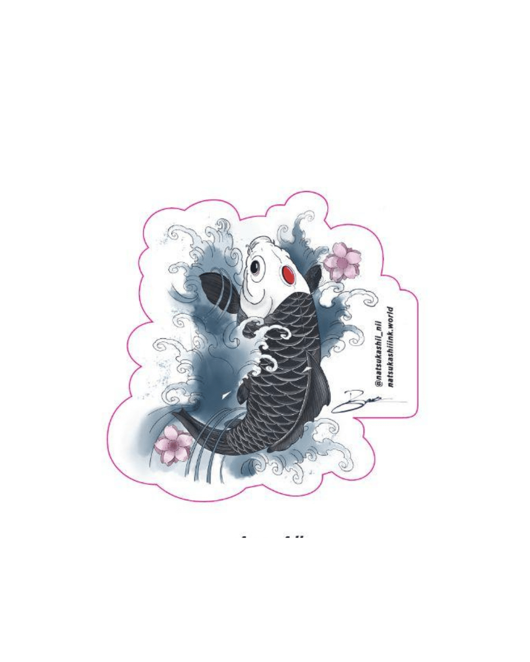 Koi Fish Sticker