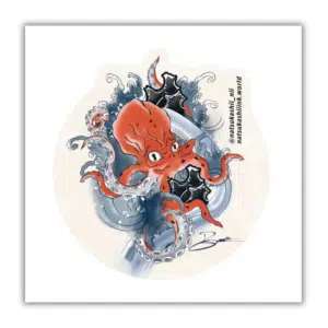 Octopus Sticker: CREATIVITY